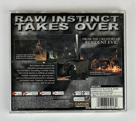 Dino Crisis Sega Dreamcast 1999 Complete Capcom Tested Working