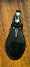 Leather Key Holder For Belt With Snaps