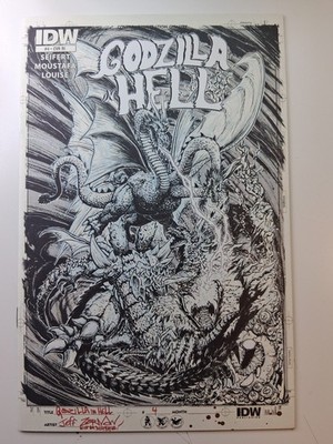 Godzilla in Hell #4 (2015) - NM - Retailer Incentive - 1:10 - Zornow