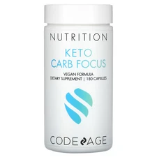 2 X Codeage, Keto Carb Focus, 180 Capsules