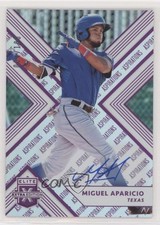 2018 Elite Extra Edition Aspirations Purple 4/100 Miguel Aparicio #94 Auto 03xg
