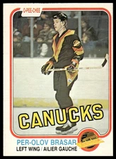 1981-82 O-Pee-Chee #330 Per-Olov Brasar Vancouver Canucks