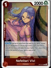 Nefeltari Vivi OP13-012 Rare Carrying On His Will One Piece Foil Near Mint