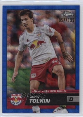 2023 Topps Chrome MLS Blue Wave Refractor 57/199 John Tolkin #60 0vl1