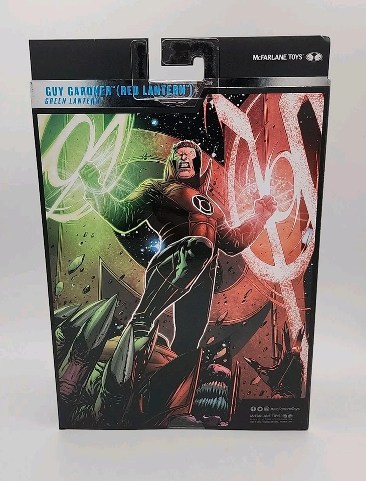 DC McFarlane Collector Edition #37: Guy Gardner (Red Lantern) - Platinum Edition - Image 4 of 4