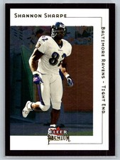 💎2001 Fleer Premium Football #193 Shannon Sharpe - Baltimore Ravens💎
