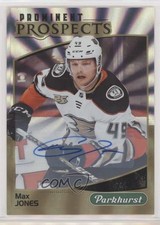 2019-20 Upper Deck Parkhurst Prominent Prospects Gold Max Jones #PP-3 Auto 0l6f