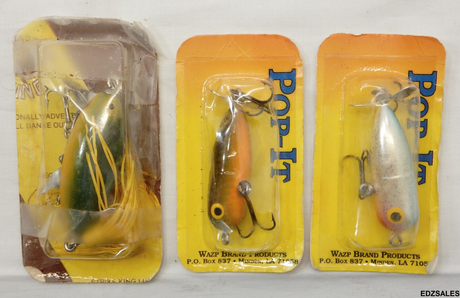 Lot of Fishing Lures - Strike King, Pop-It, Rapala, Twister, Rooster Tail - Image 2