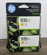 Lot of 2 Genuine HP 935XL High Yield Yellow Ink Cartridge C2P26AN Exp. 10/24