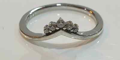 Pandora Diadem-Wishbone Ring Silber (198282CZ-52)