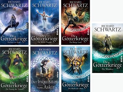 Die Götterkriege Serie Richard Schwartz Die Rose von Illian , u.a.