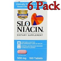 Slo-niacin 500mg Dietary Supplement Niacin, 100ct, 6 Pack 302450063117t1214 Slo-niacin 500mg Dietary Supplement Niacin, 100ct, 6 Pack 302450063117t1214