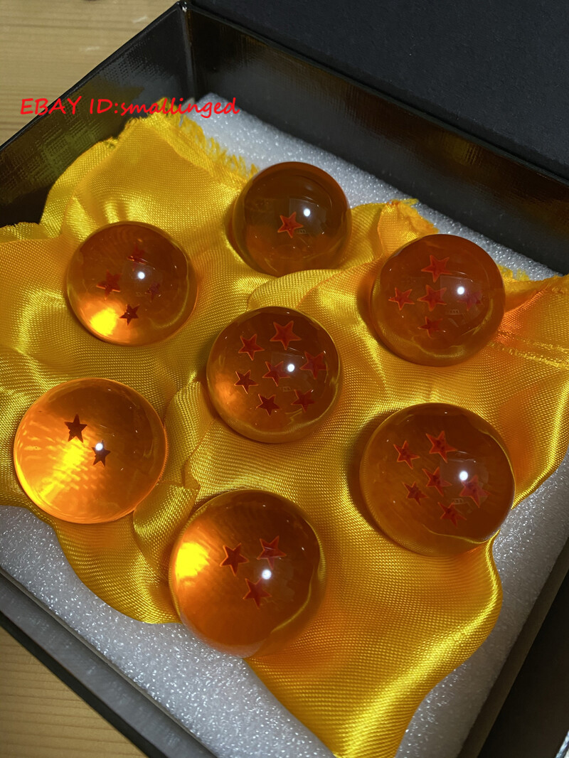 8月限定値下げSUPER CHRYSTALATE BALLS New Dragon Ball Z Stars Crystal Glass Ball 7pcs with Gift