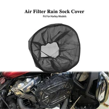 Rectangle Waterproof Dust Proof Air Filter Cleaner Rain Sock Fit For Harley