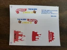 Hot Wheels Redline Mongoose II 2 Funny Car Sticker sheet set