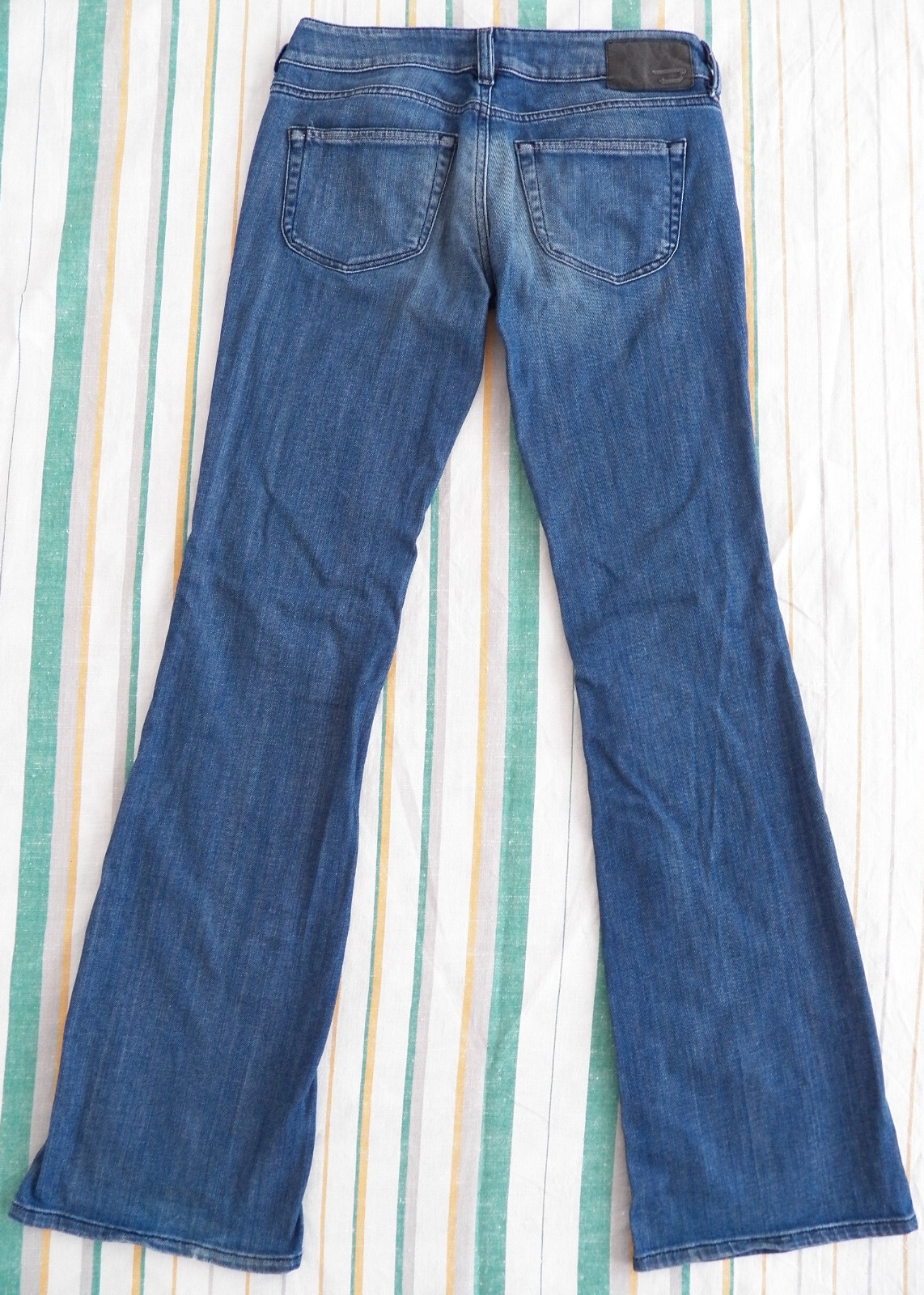 Diesel Louvely Womens Jeans Size W30 L32 Blue Stretch Denim Wash 008IG Bootcut image 10