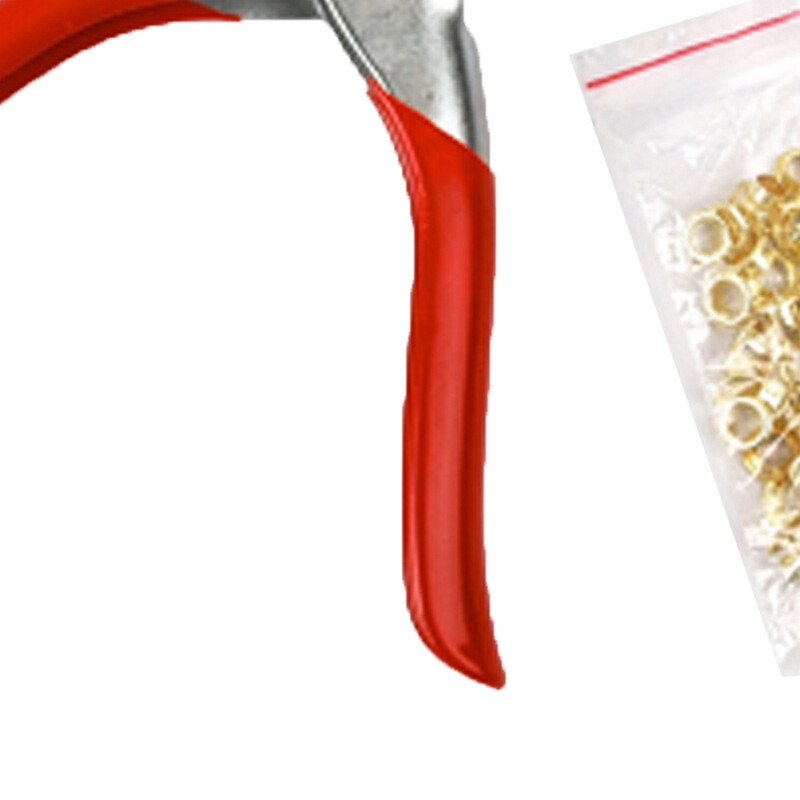 Scrapbook Eyelet and Eyelet Punch Die Tool DIY Manual Tools Kit Leather