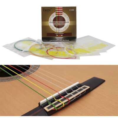 IRIN C105 Colorful  Acoustic Classical Guitar Strings Nylon Core F5G1