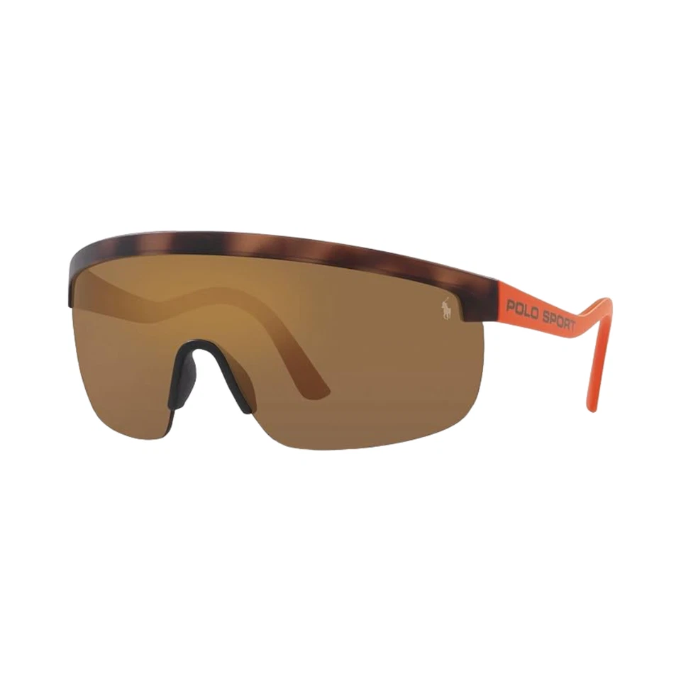 Gafas de sol para hombre Polo Ralph Lauren Ph4156 Shield - Marco Habana marrón mate