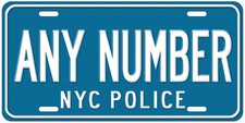 New York Old Police Any Number Personalized Novelty Car License Plate New York Old Police Any Number Personalized Novelty Car License Plate