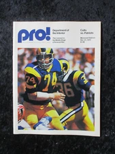 Vintage Dec. 21, 1977 Baltimore Colts vs New England Patriots PRO Program 1592