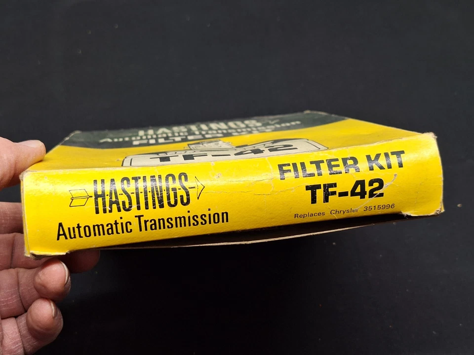 KIT FILTRO TRANSMISIÓN AUTOMÁTICA HASTINGS TF-42 CHRYSLER 3515996 1966 1972 AMC Foto 4 de 4