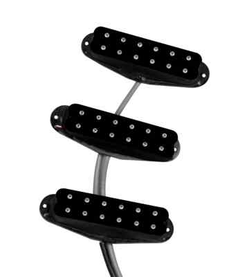920D Custom Polyphonics Mini Humbucker Pickups- Black - for Stratocaster Guitars