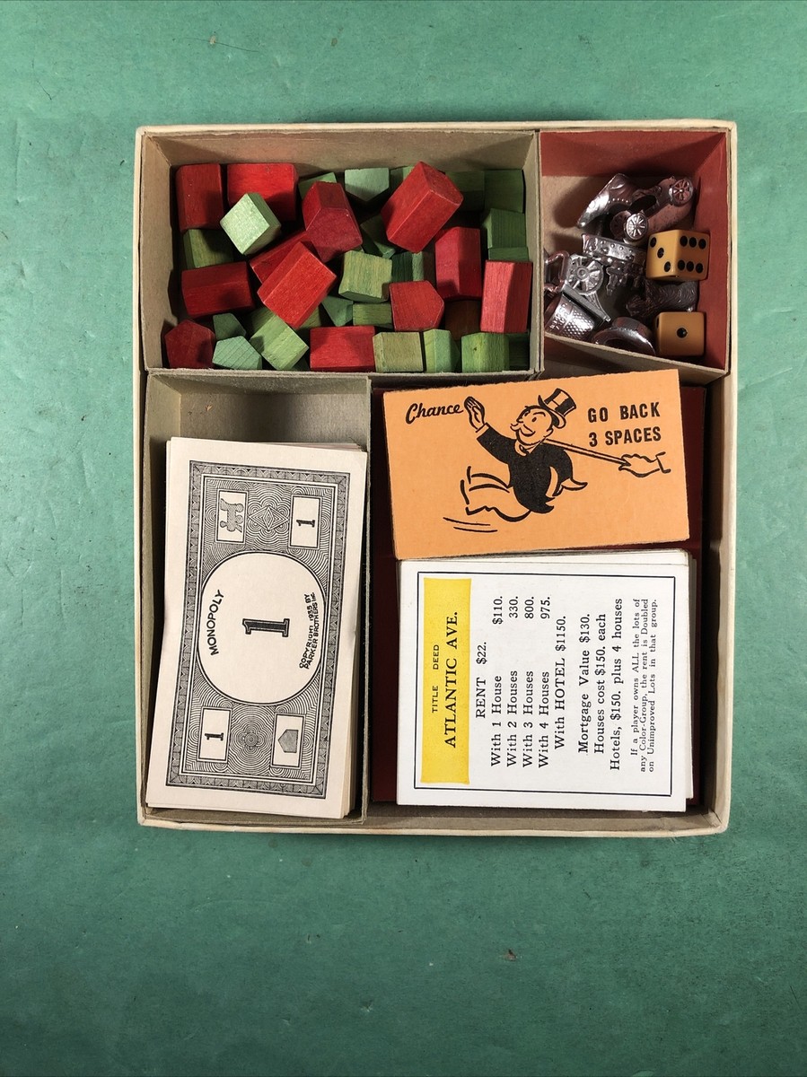 Vintage Monopoly | A Parker Trading Game | 1936 1947 | NO BOARD | eBay