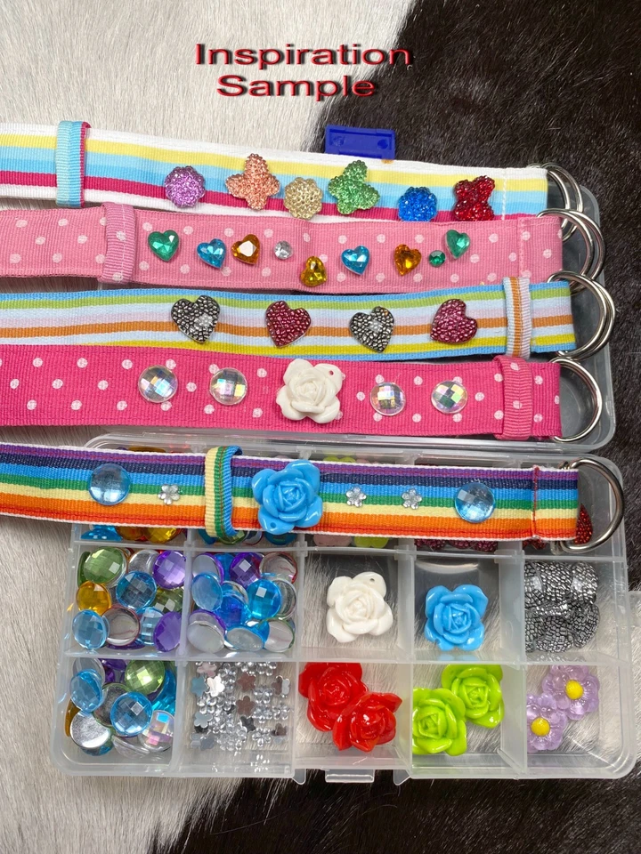 Flatback Embellishment Lot Mix Shape Color Scrapbook DIY Flower Heart 50pc Foto 2 de 4