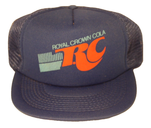 1980s Old Vintage Trucker Hat Royal Crown Cola RC Soda Snapback Trucker Hat Cap - Picture 1 of 19