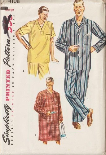 Fuera de imprenta de colección Simplcity patrón de costura para hombre ropa de dormir pijama que elijas - Imagen 2 de 17