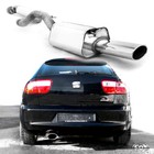 FOX Sportauspuff Komplettanlage Edelstahl Seat Leon Cupra R 140x90mm oval