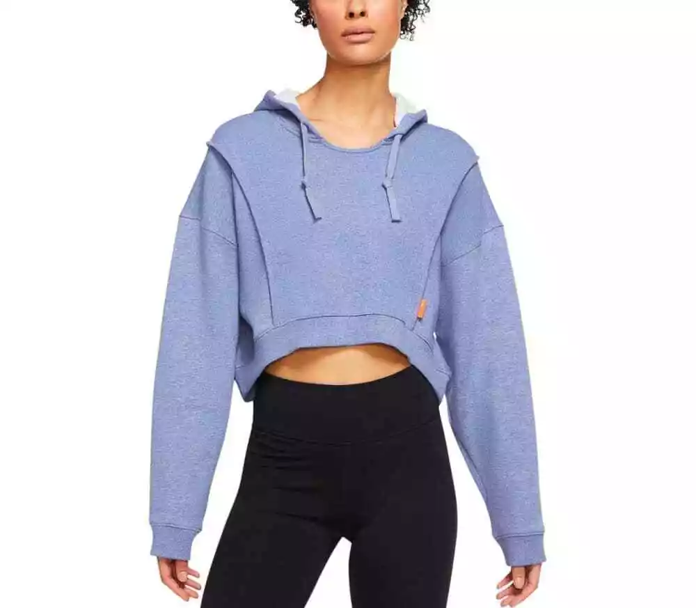 CHANNEL Cropped Hoodie 