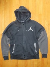AIR MICHAEL JORDAN No. 23 CHICAGO BULLS XL Hooded Sweatshirt BLK W