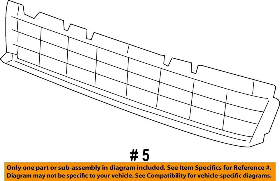 Parachoques delantero VW VOLKSWAGEN OEM Beetle - parrilla inferior inferior inferior 5C5853677G9B9 Foto 2 de 2