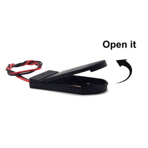 CR2032 6V Button Coin Cell Battery Holder Case Box With Wire and On/Off Switch - Picture 7 of 8