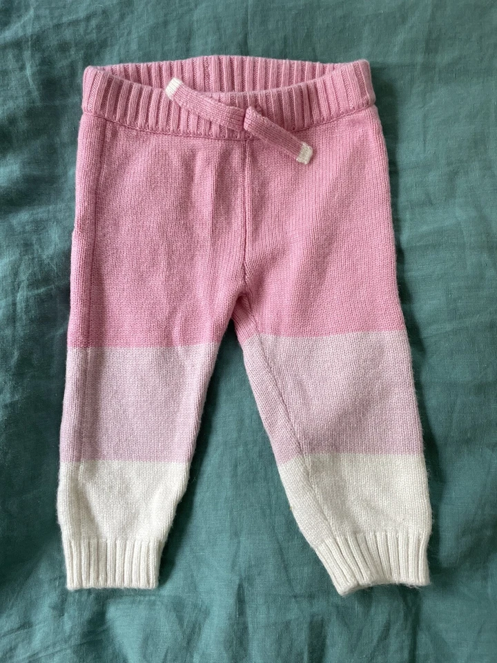 Splendid Pink Striped Sweater Set | Size 12-18 Months - Image 4 of 4