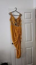 Virgos Lounge Dress Mustard Size 12