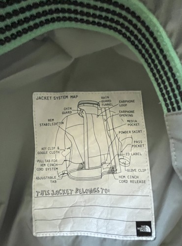 The North Face girl's jacket 2 in 1 hooded full zip size 10-12 M, a free beanie - Picture 23 of 23
