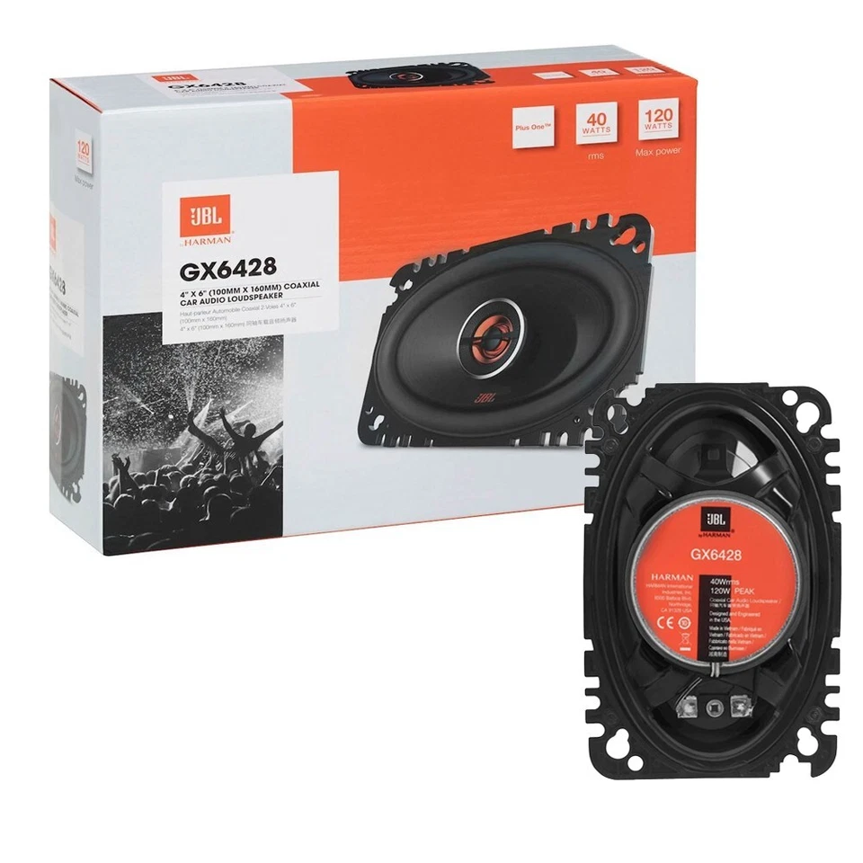 JBL 4x6" Speakers & Double DIN Radio Install kit For 1988-1994 GM C/K 1500,2500 - Image 3 of 4