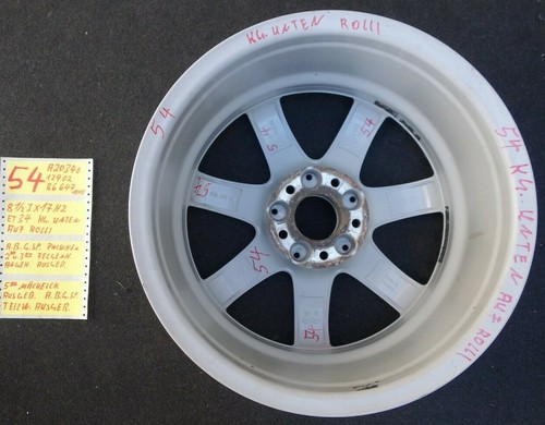 TOP Original Mercedes-Benz CL203 W203 S203 A2034012402 8.5x17 H2 ET34 Alufelge - Bild 8 von 12