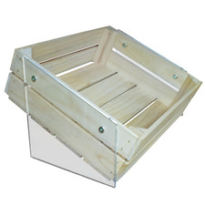 1 Tier Crate Wooden Vegetable Crate Storage Box. Wine & Fruit Storage (CRATE/T1)