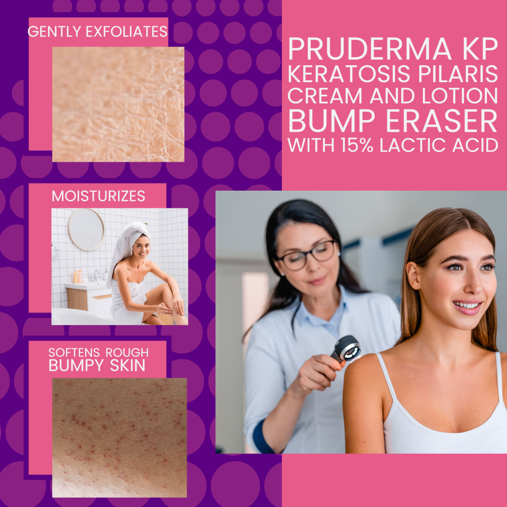 Pruderma KP lotion, keratosis Pilaris treatment 15 Lactic Acid bump
