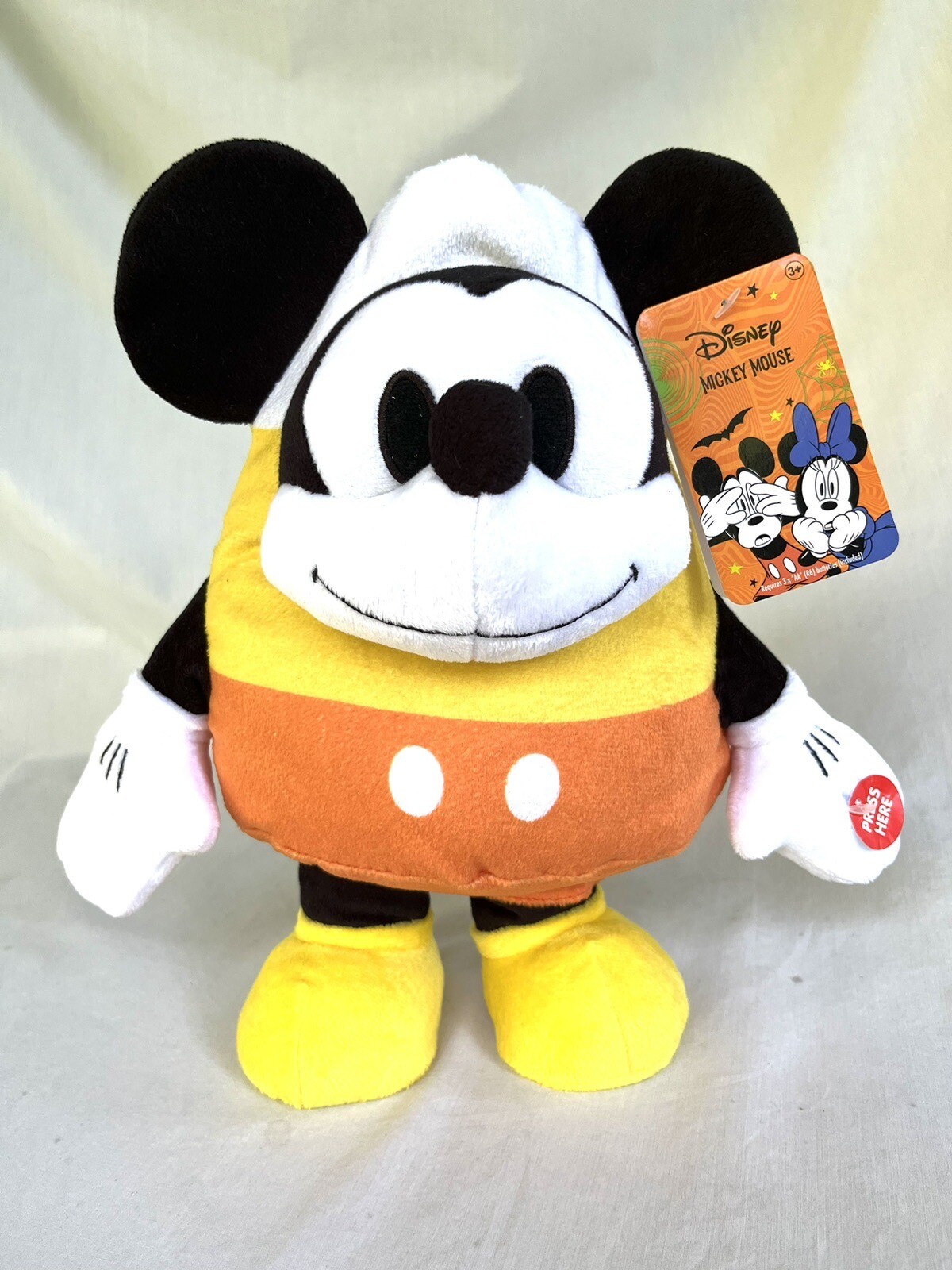 Disney Halloween CVS 2022 Mickey Mouse Candy Corn Plush 10