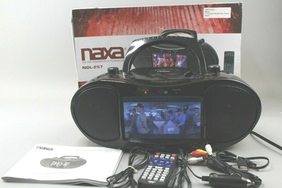 naxa bluetooth dvd boombox with tv