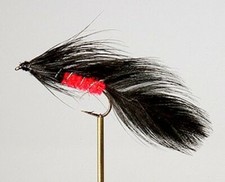 10 Black Red Matuka Streamer Fly Fishing Flies***