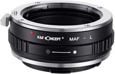 K F Concept Manual Focus Adapter for Sony A Minolta AF MAF Lens to L Cameras