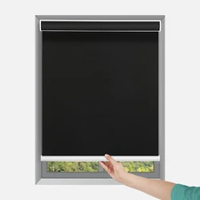 Changshade Cordless Blind Waterproof Window Blinds 100% Blackout Roller Shades