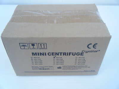 New Crystal Tech Cryostar Mini Centrifuge MLX-106 with 6 place 1.5, 2.0ml rotor