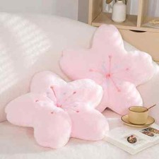 45cm Sakura Plush Pillow Flowers Mat Soft Blossom Cushion Plushie Props